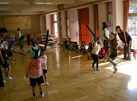 photo：第２回つばめ幼稚園「スポーツチャンバラ教室」３