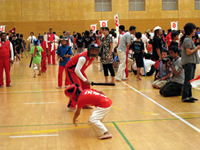 ネパール選手の小太刀戦