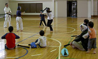 photo：東陽小学校ウィークエンドスクール「スポーツチャンバラ教室」１