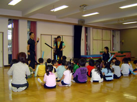 つばめ幼稚園　スポーツチャンバラ教室